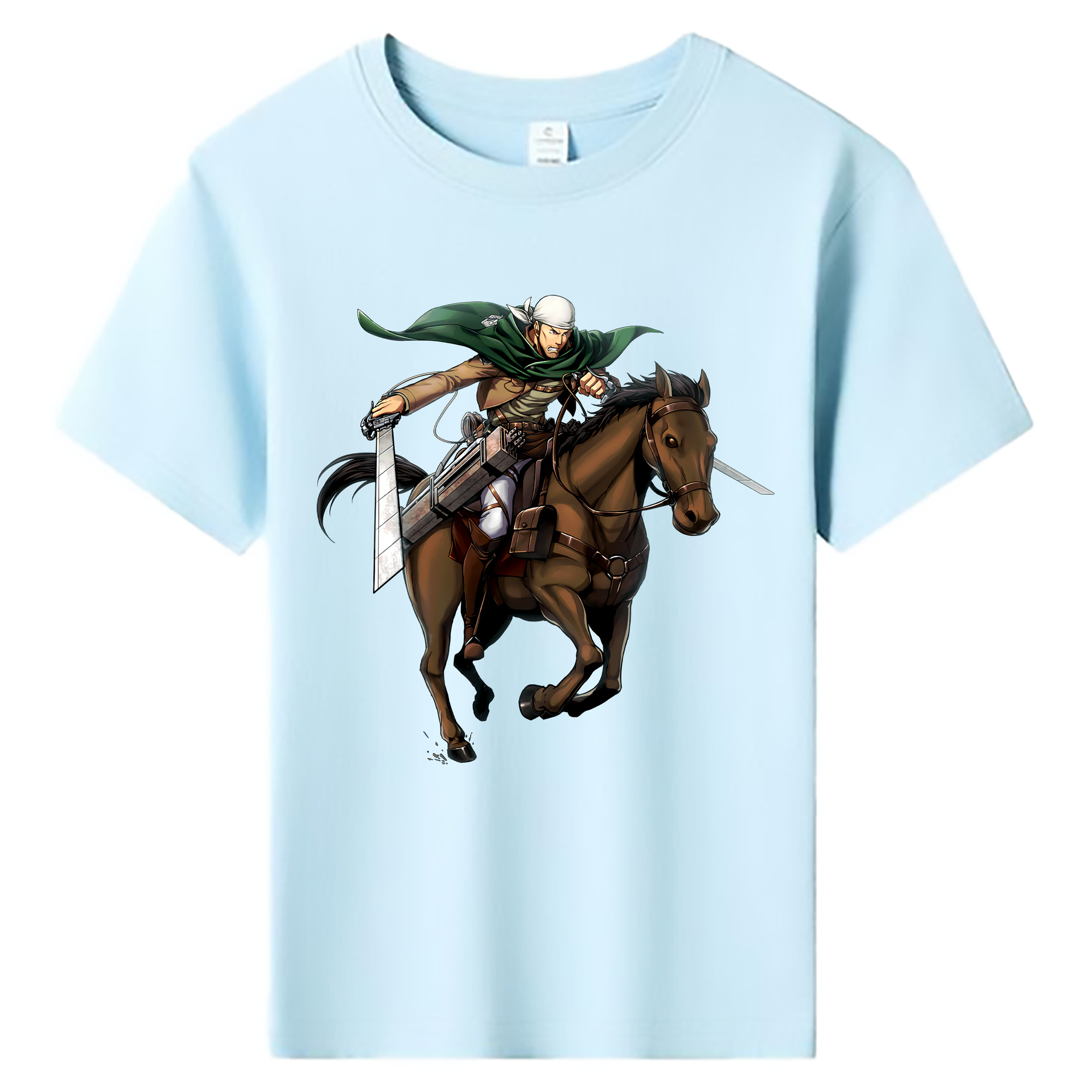 （画像用） 進撃の巨人 Attack on Titan 綿100％キッズTシャツ（フロントプリント）